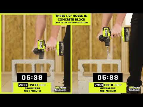 18V ONE+ HP BRUSHLESS 1/2″ HAMMER DRILL KIT | RYOBI