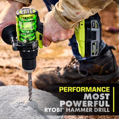 18V ONE+ HP BRUSHLESS 1/2″ HAMMER DRILL KIT | RYOBI