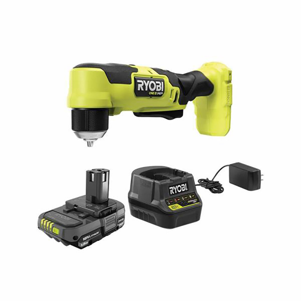 18V ONE+ HP BRUSHLESS COMPACT 3/8″ RIGHT ANGLE DRILL KIT | RYOBI