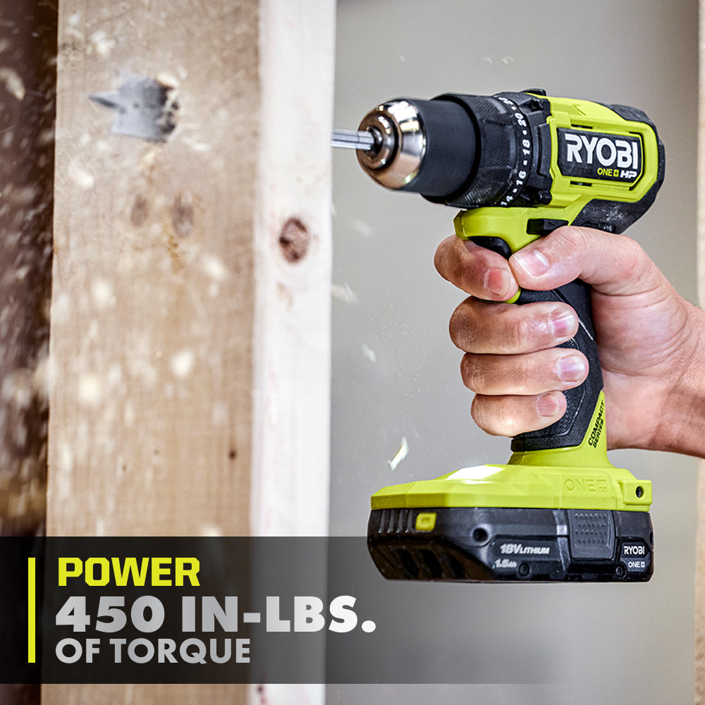 18V ONE+ HP COMPACT BRUSHLESS 1/2″ DRILL/DRIVER | RYOBI