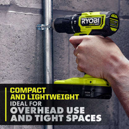 18V ONE+ HP COMPACT BRUSHLESS 1/2″ HAMMER DRILL | RYOBI