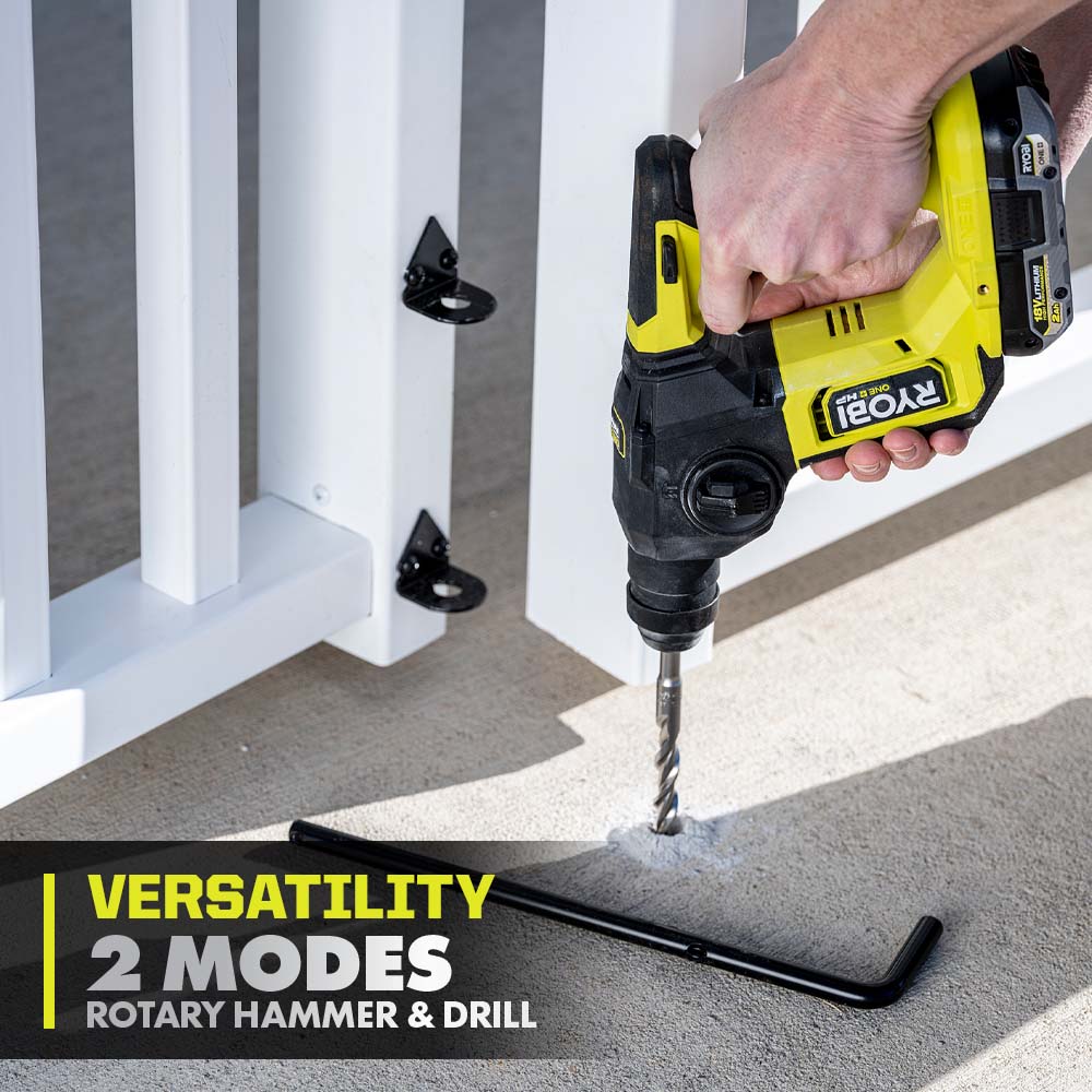 18V ONE+ HP COMPACT BRUSHLESS 5/8″ SDS-PLUS ROTARY HAMMER KIT | RYOBI