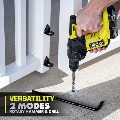 18V ONE+ HP COMPACT BRUSHLESS 5/8″ SDS-PLUS ROTARY HAMMER KIT | RYOBI