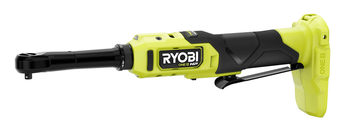18V ONE+ HP BRUSHLESS 1/4″ EXTENDED REACH RATCHET KIT | RYOBI