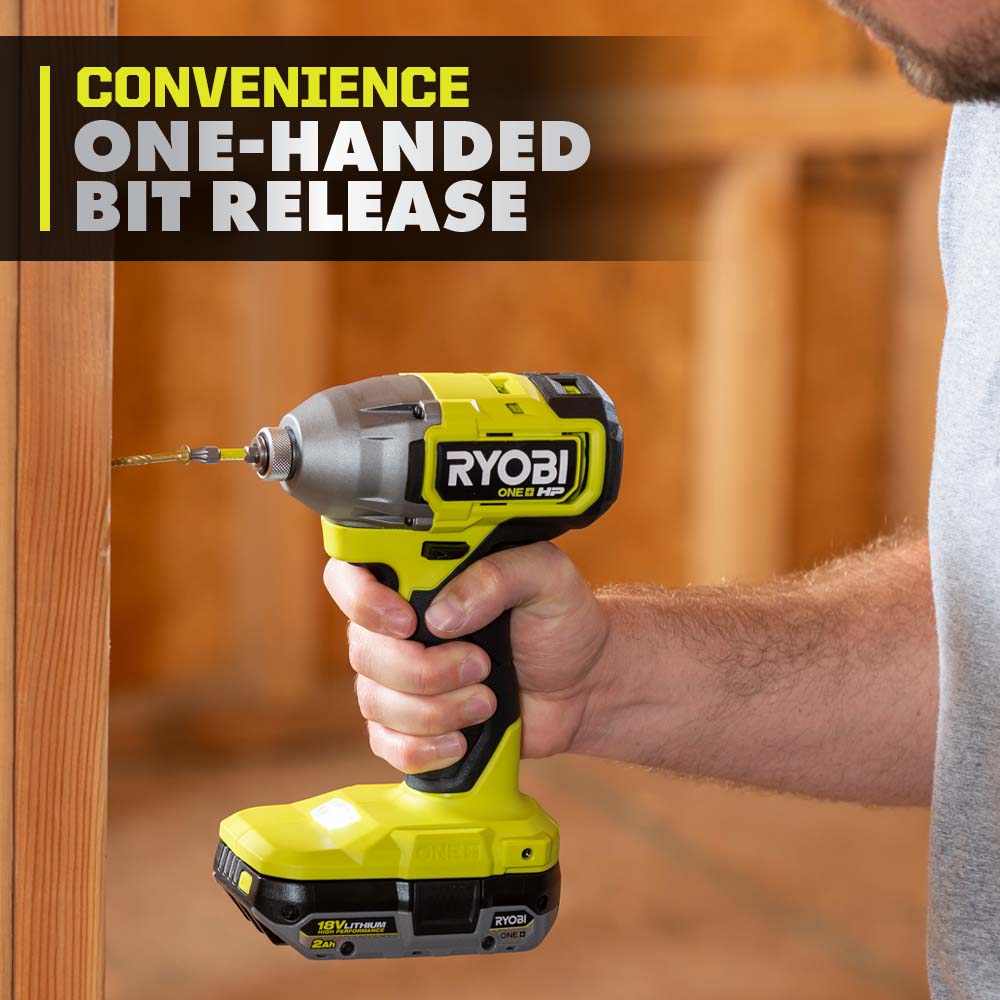 18V ONE+ HP BRUSHLESS 1/4″ IMPACT DRIVER | RYOBI