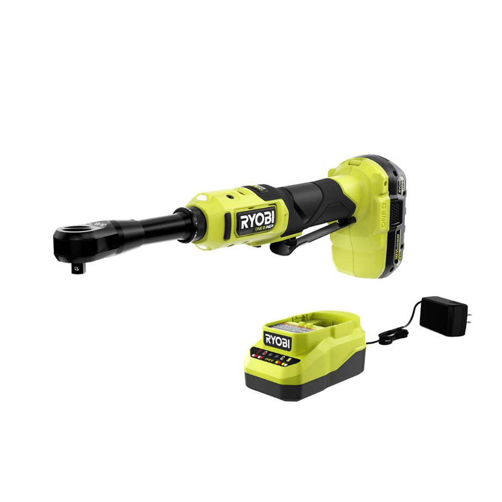 18V ONE+ HP BRUSHLESS 3/8″ EXTENDED REACH RATCHET KIT | RYOBI
