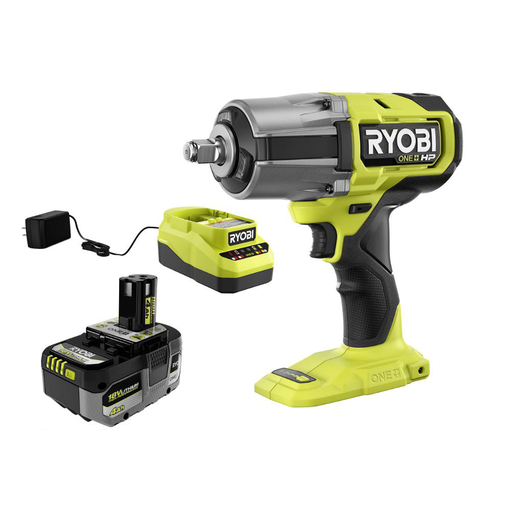 18V ONE+ HP BRUSHLESS 4-MODE 1/2″ HIGH TORQUE IMPACT WRENCH KIT | RYOBI