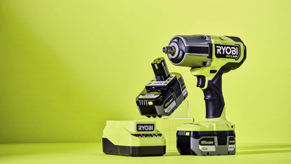 18V ONE+ HP BRUSHLESS 4-MODE 1/2″ HIGH TORQUE IMPACT WRENCH KIT | RYOBI