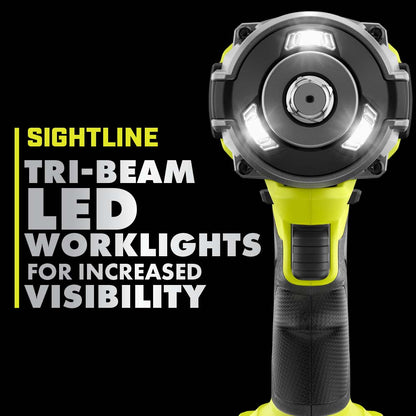 18V ONE+ HP BRUSHLESS 4-MODE 1/2″ HIGH TORQUE IMPACT WRENCH KIT | RYOBI