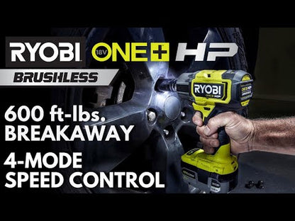 18V ONE+ HP BRUSHLESS 4-MODE 1/2″ IMPACT WRENCH | RYOBI