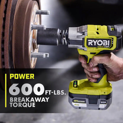 18V ONE+ HP BRUSHLESS 4-MODE 1/2″ IMPACT WRENCH | RYOBI
