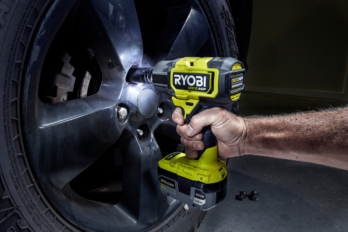18V ONE+ HP BRUSHLESS 4-MODE 1/2″ IMPACT WRENCH | RYOBI