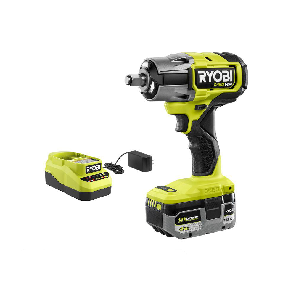 18V ONE+ HP BRUSHLESS 4-MODE 1/2″ IMPACT WRENCH KIT | RYOBI
