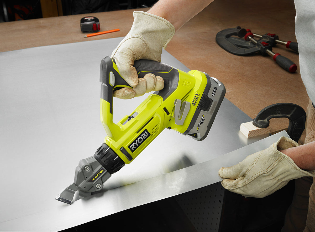 18V ONE+ 18-GAUGE OFFSET SHEAR | RYOBI