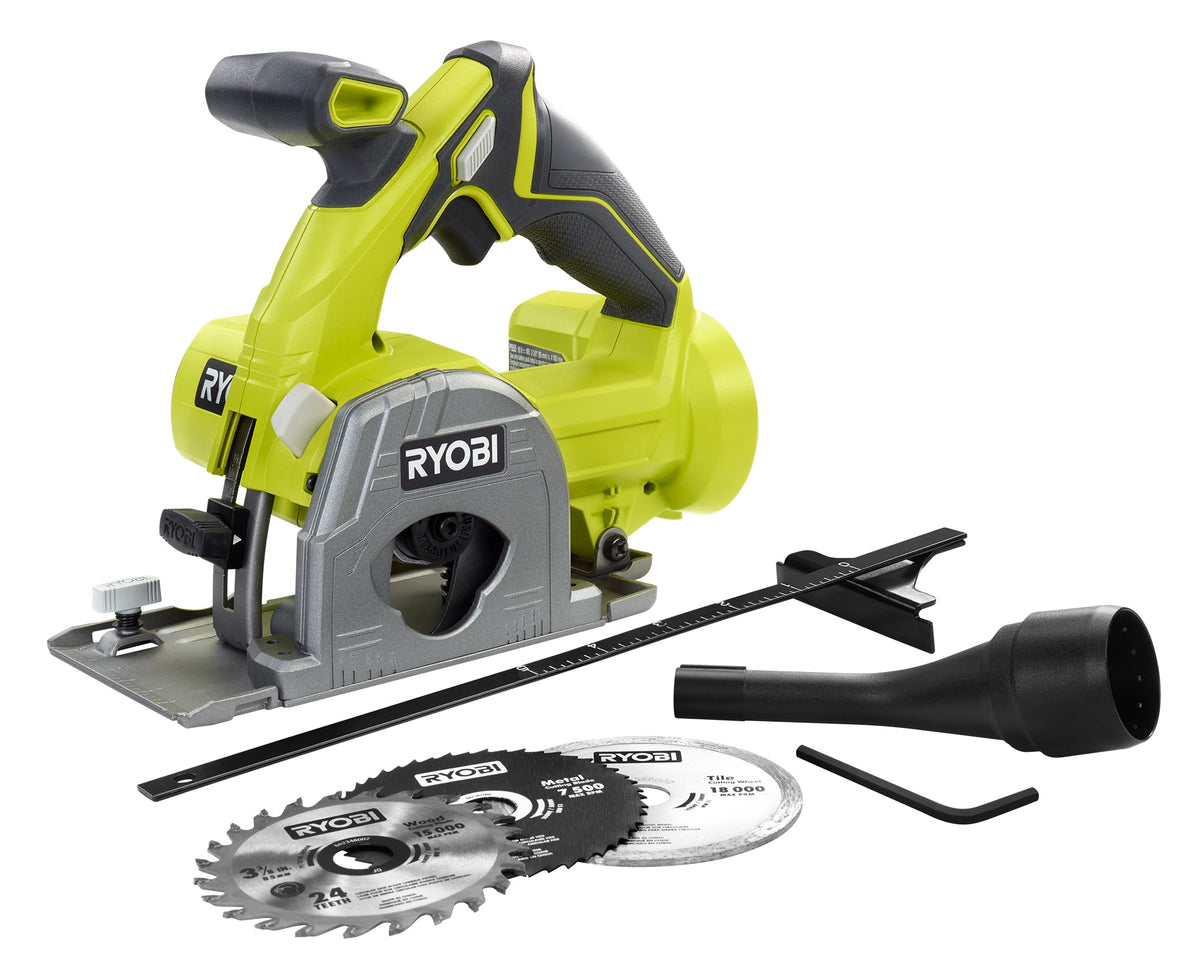 18V ONE+ 3-3/8″ MULTI-MATERIAL PLUNGE SAW | RYOBI