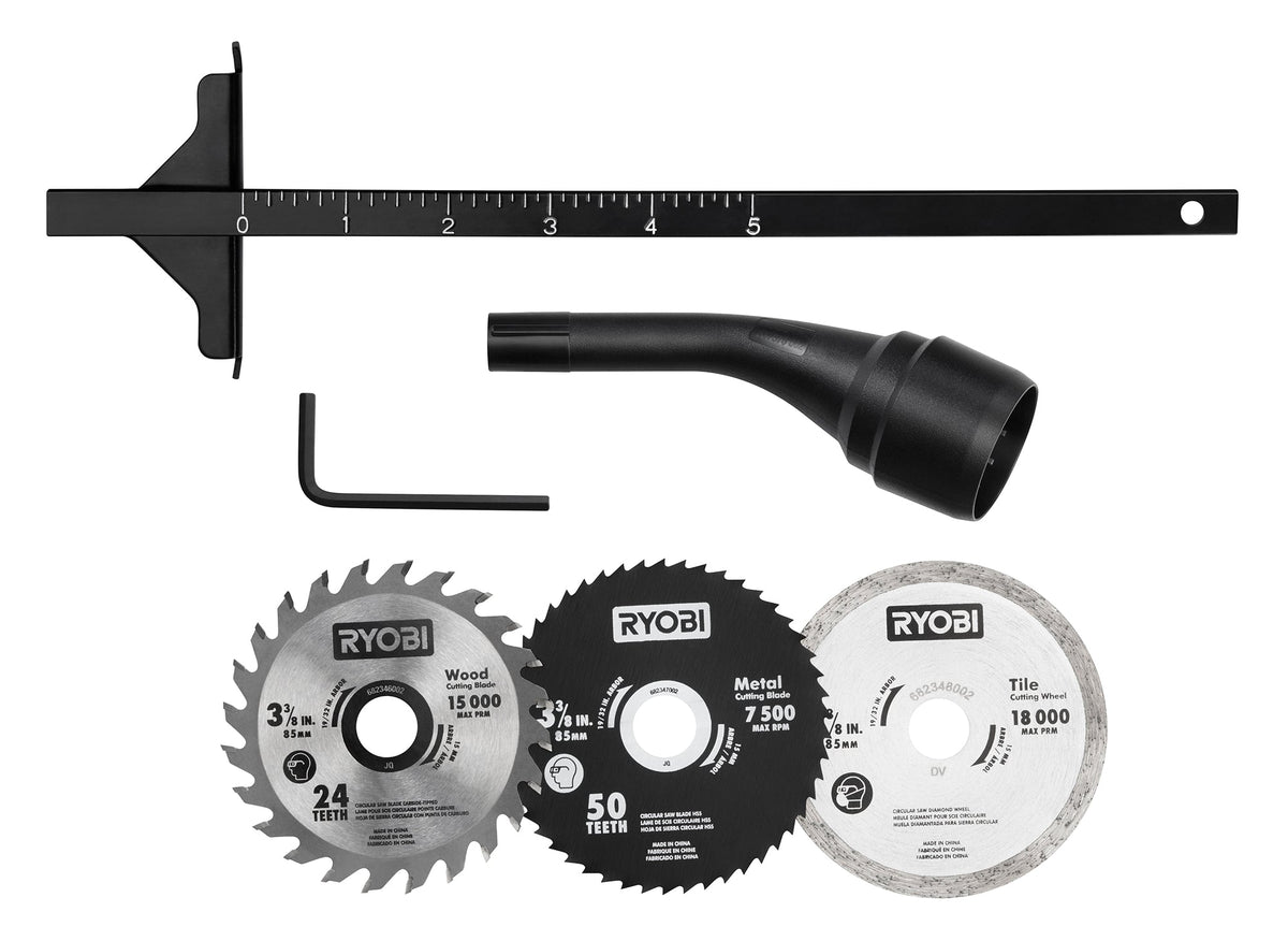 18V ONE+ 3-3/8″ MULTI-MATERIAL PLUNGE SAW | RYOBI