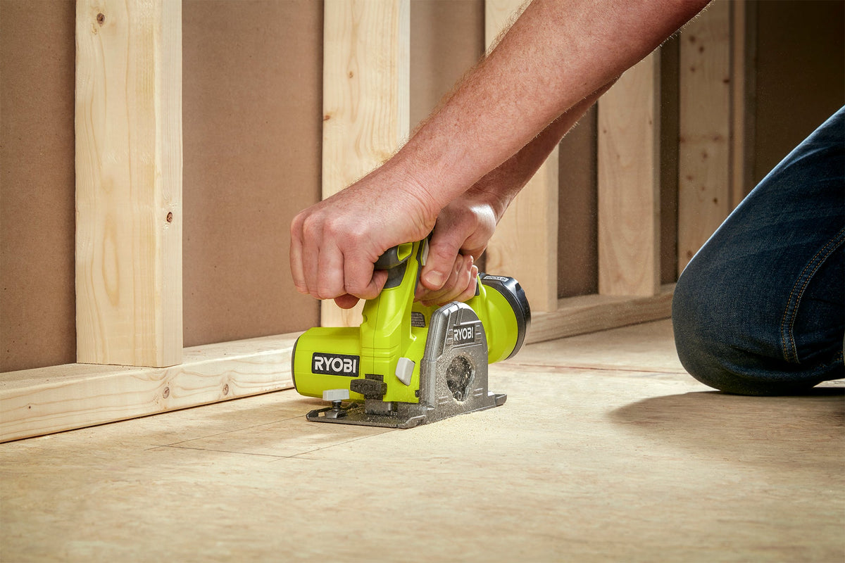18V ONE+ 3-3/8″ MULTI-MATERIAL PLUNGE SAW | RYOBI