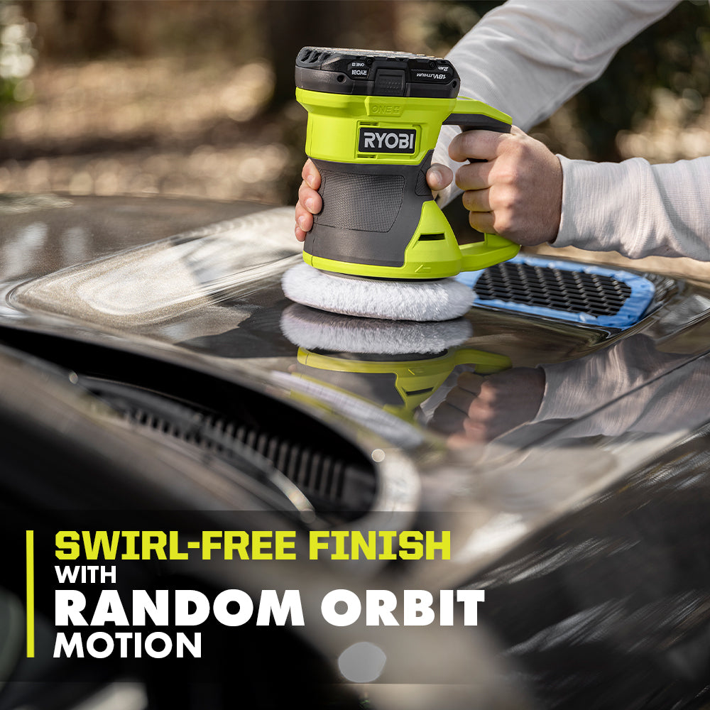 18V ONE+ 6″ TWO SPEED RANDOM ORBIT BUFFER KIT | RYOBI