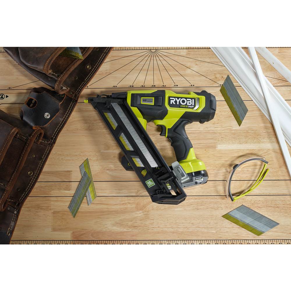 18V ONE+ HP BRUSHLESS 15GA ANGLED FINISH NAILER | RYOBI