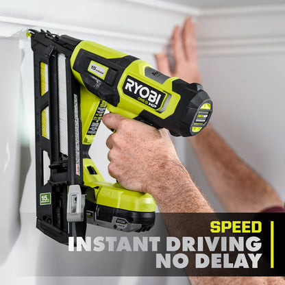 18V ONE+ HP BRUSHLESS 15GA ANGLED FINISH NAILER | RYOBI