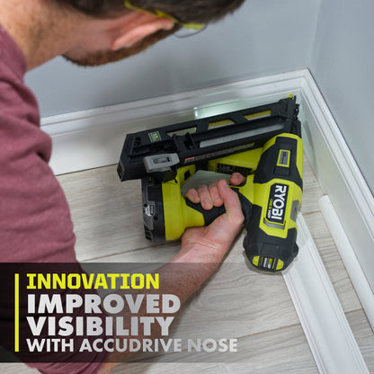 18V ONE+ HP BRUSHLESS 15GA ANGLED FINISH NAILER | RYOBI