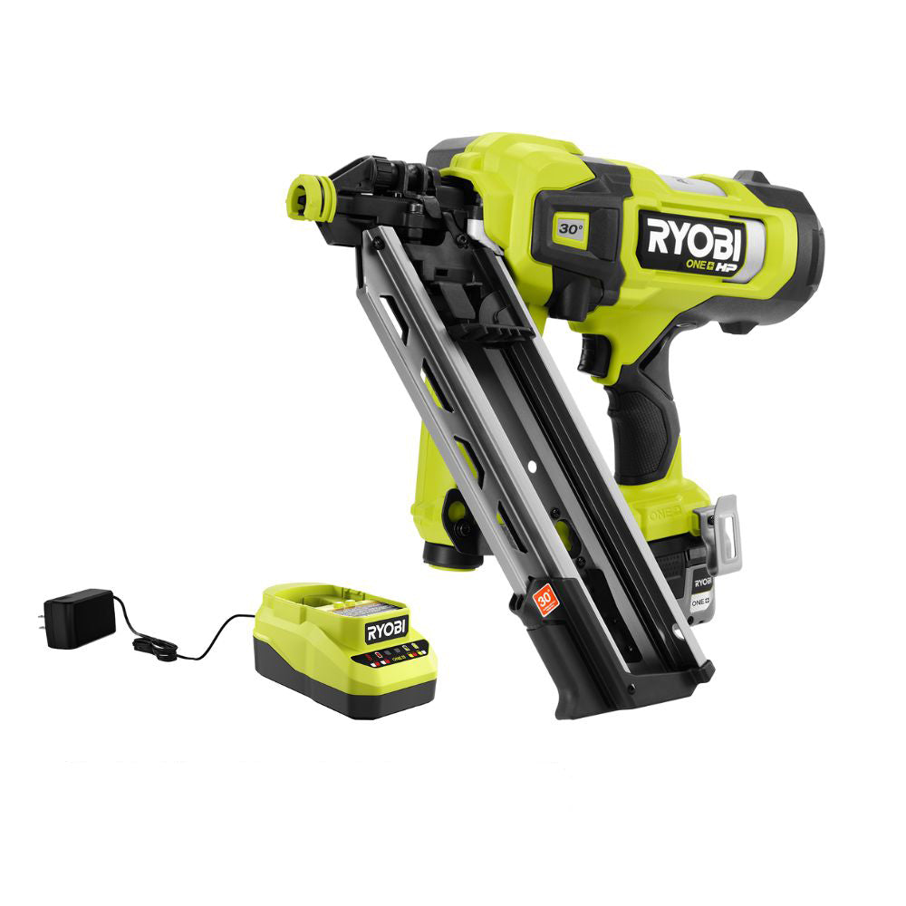 18V ONE+ HP BRUSHLESS 30?? AIRSTRIKE FRAMING NAILER KIT | RYOBI