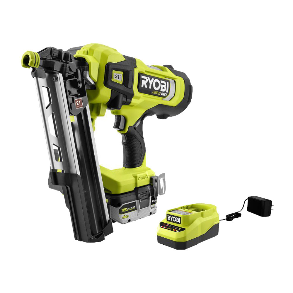 18V ONE+ HP BRUSHLESS AIRSTRIKE 21?? FRAMING NAILER KIT | RYOBI