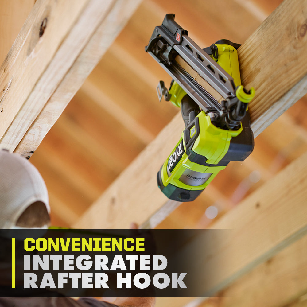 18V ONE+ HP BRUSHLESS AIRSTRIKE 30?? FRAMING NAILER | RYOBI