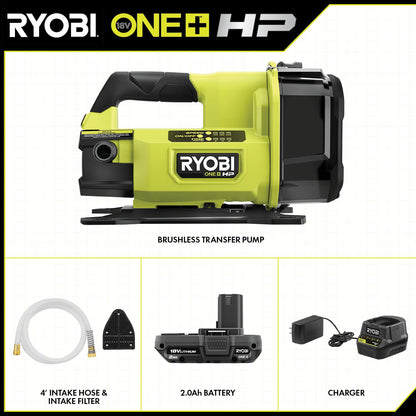 18V ONE+ HP TRANSFER PUMP KIT | RYOBI