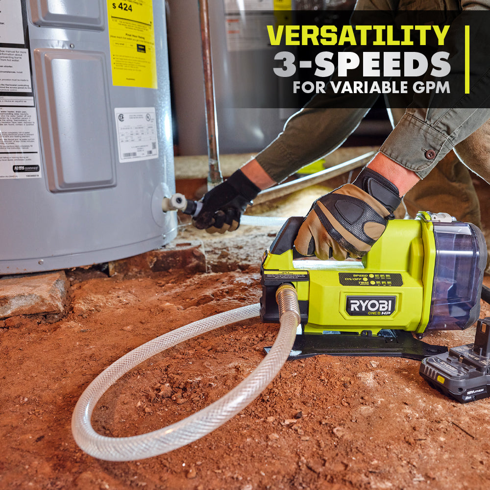 18V ONE+ HP TRANSFER PUMP KIT | RYOBI