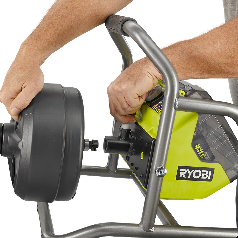 18V ONE+ HYBRID 50′ DRAIN AUGER KIT | RYOBI