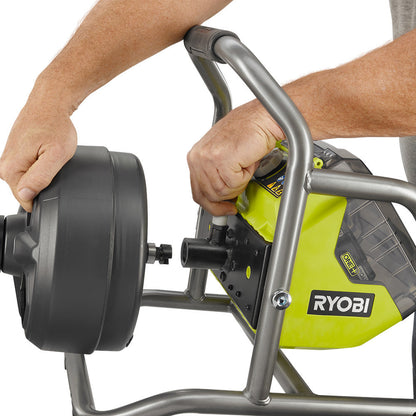 18V ONE+ HYBRID 50′ DRAIN AUGER KIT | RYOBI