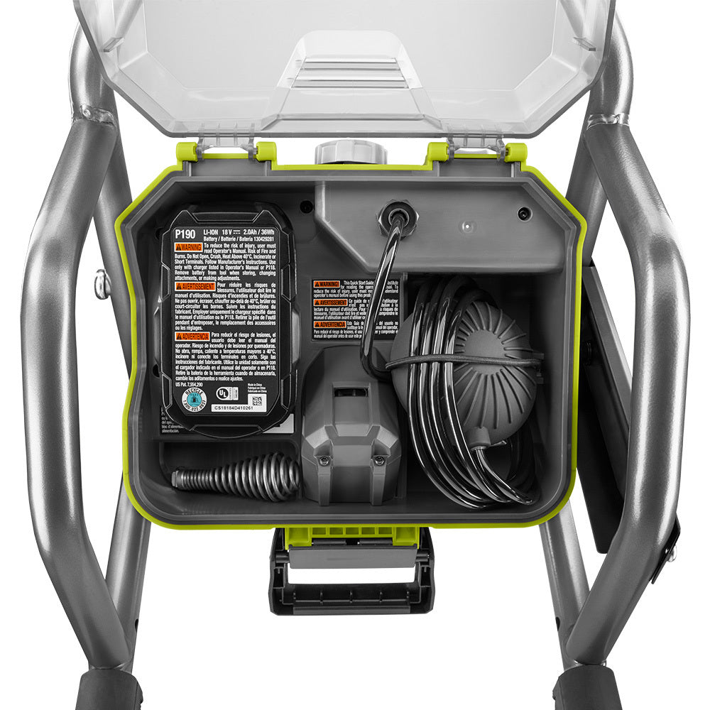 18V ONE+ HYBRID 50′ DRAIN AUGER KIT | RYOBI