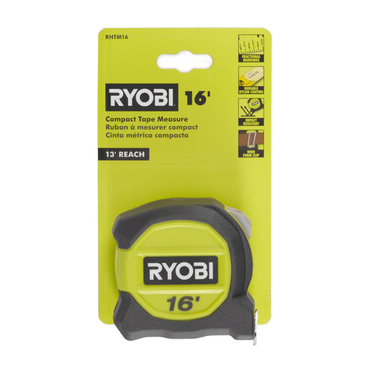 16′ COMPACT TAPE MEASURE | RYOBI