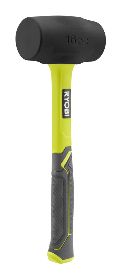 16OZ. BLACK RUBBER MALLET | RYOBI