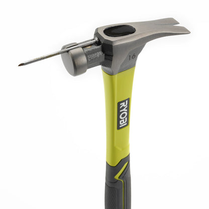 16OZ. FIBERGLASS HAMMER | RYOBI