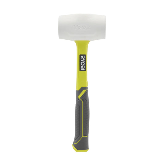 16OZ. WHITE RUBBER MALLET | RYOBI
