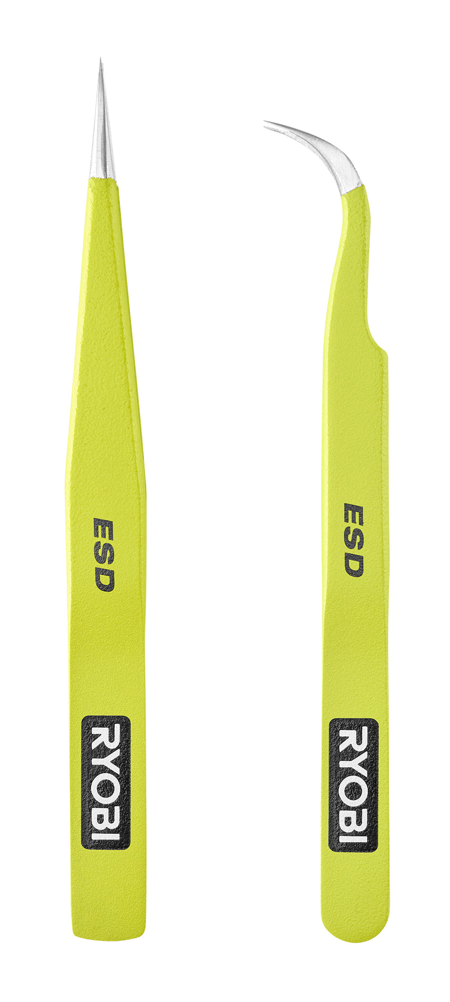 2 PC. PRECISION ANTI-STATIC TWEEZERS | RYOBI