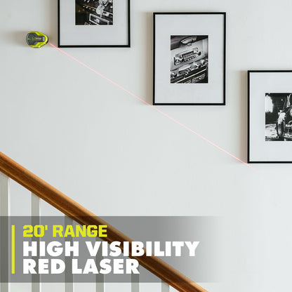 20′ AIRGRIP? LASER LEVEL | RYOBI