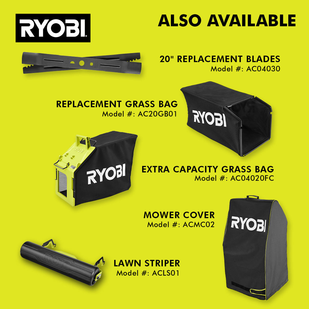 18V ONE+ HP BRUSHLESS 20″ SELF-PROPELLED MULTI-BLADE MOWER KIT | RYOBI