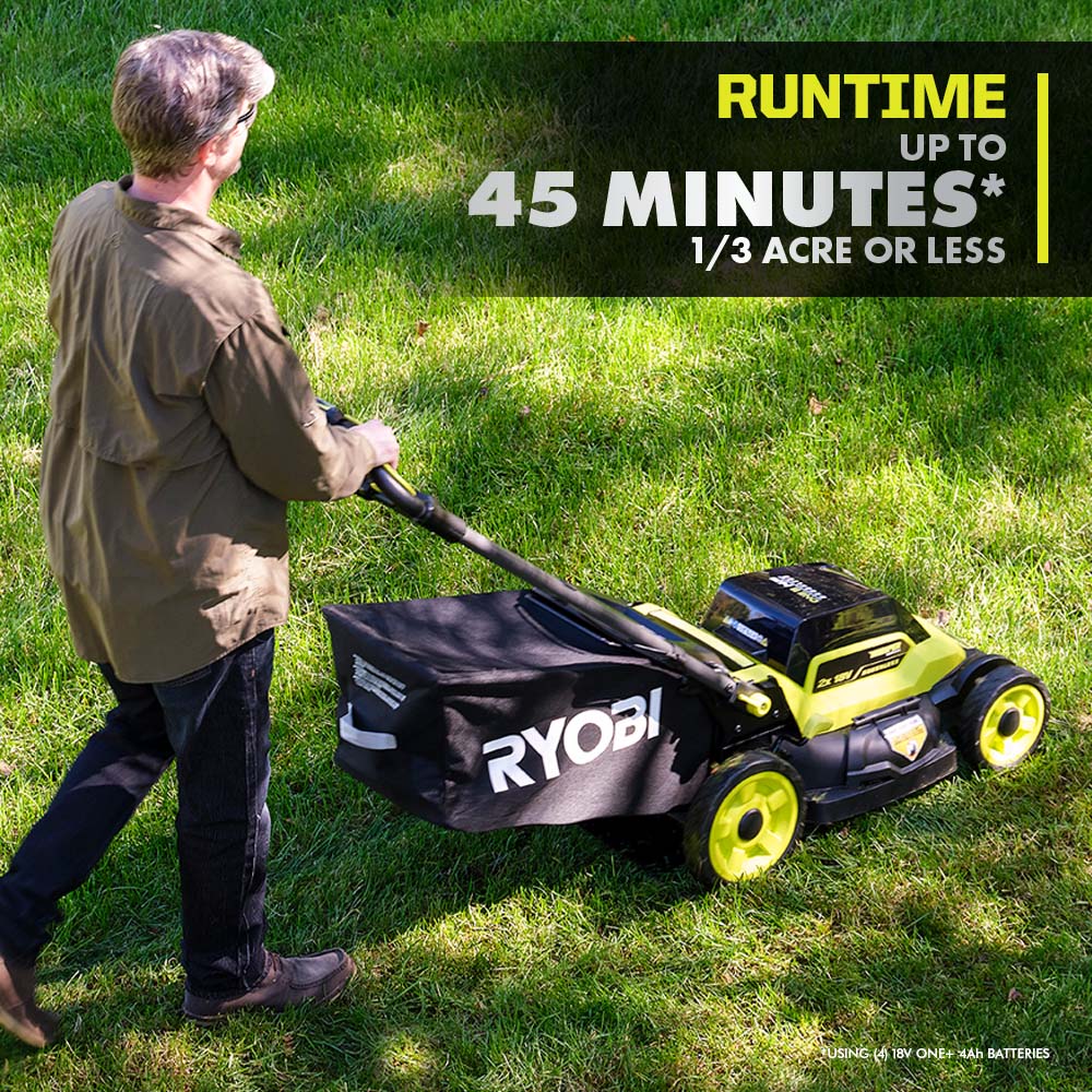 18V ONE+ HP BRUSHLESS 20″ SELF-PROPELLED MULTI-BLADE MOWER KIT | RYOBI