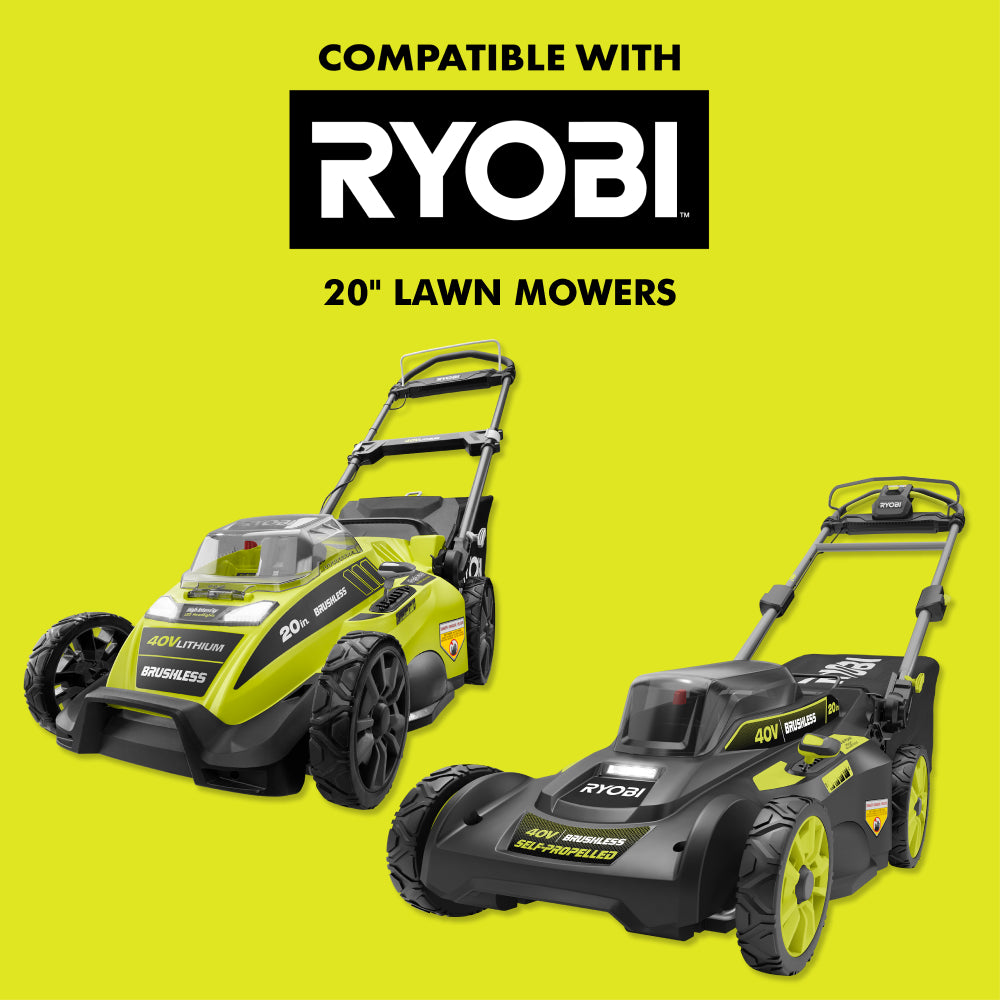 20″ FABRIC REPLACEMENT MOWER GRASS BAG | RYOBI