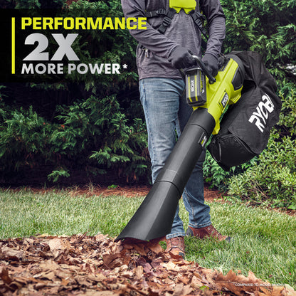 40V HP BRUSHLESS 600 CFM BLOWER/VACUUM | RYOBI