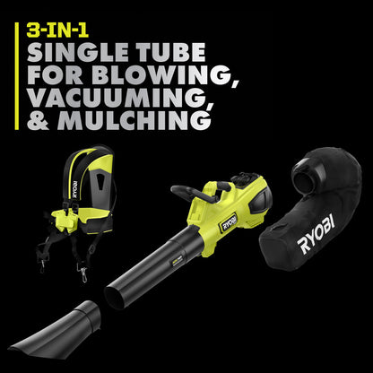 40V HP BRUSHLESS 600 CFM BLOWER/VACUUM | RYOBI