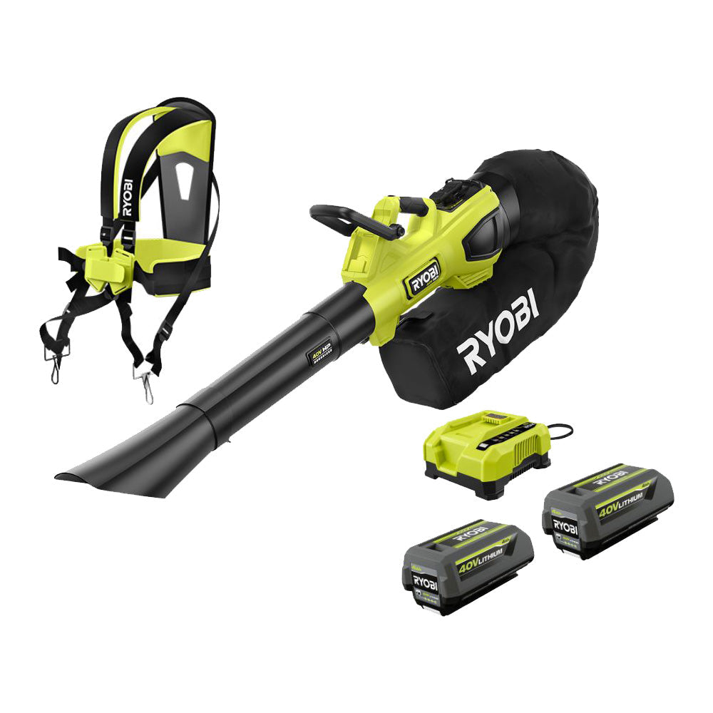 40V HP BRUSHLESS 600 CFM BLOWER/VACUUM KIT | RYOBI