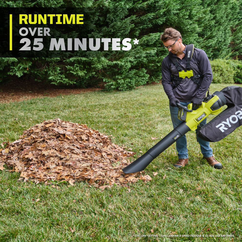 40V HP BRUSHLESS 600 CFM BLOWER/VACUUM KIT | RYOBI