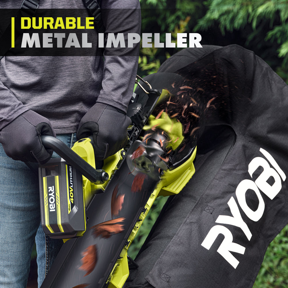 40V HP BRUSHLESS 600 CFM BLOWER/VACUUM KIT | RYOBI