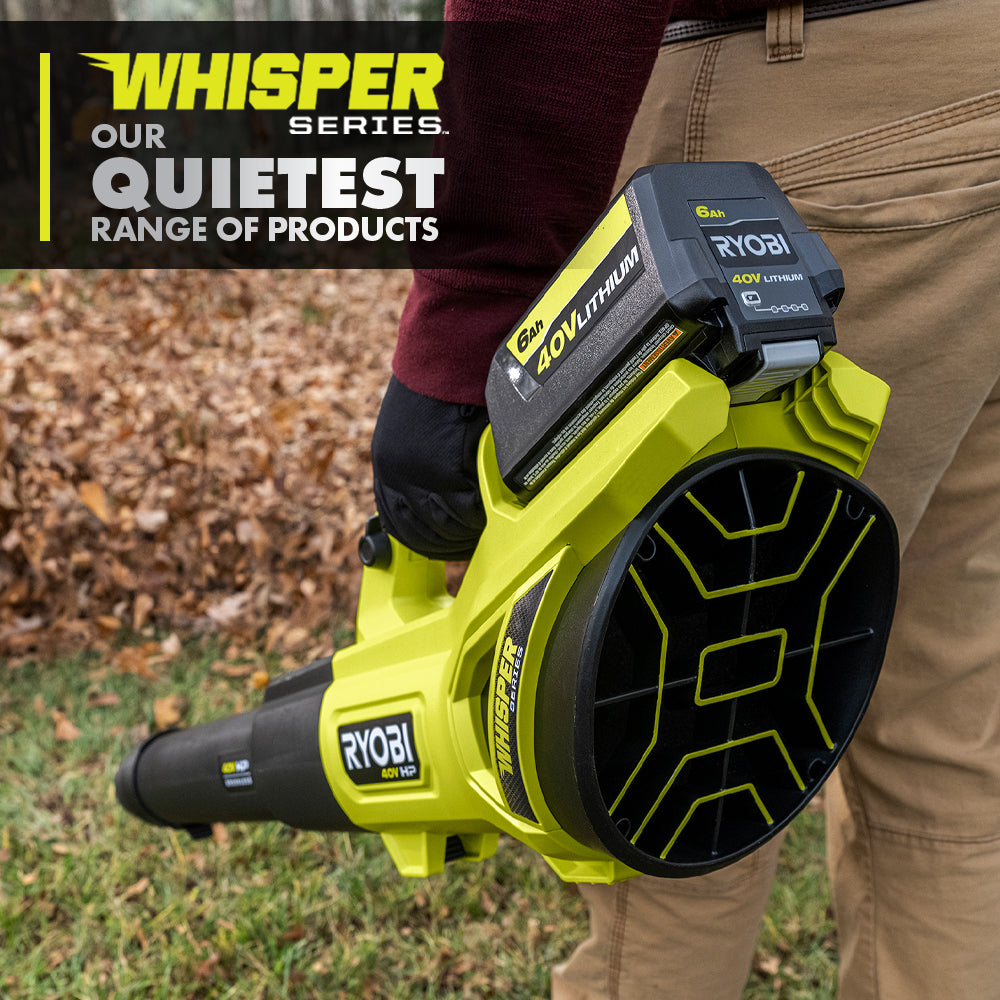 40V HP BRUSHLESS 650 CFM WHISPER SERIES BLOWER KIT | RYOBI