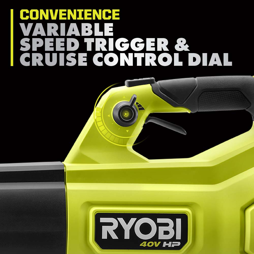 40V HP BRUSHLESS 650 CFM WHISPER SERIES BLOWER KIT | RYOBI