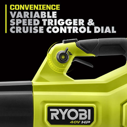 40V HP BRUSHLESS 650 CFM WHISPER SERIES BLOWER KIT | RYOBI